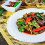 Best Stir Fried Pork Intestine in hot & Spicy Taste in Houston, TX